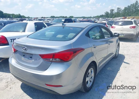 2015 Hyundai Elantra Se из США, поврежденный, VIN 5NPDH4AE9FH580260